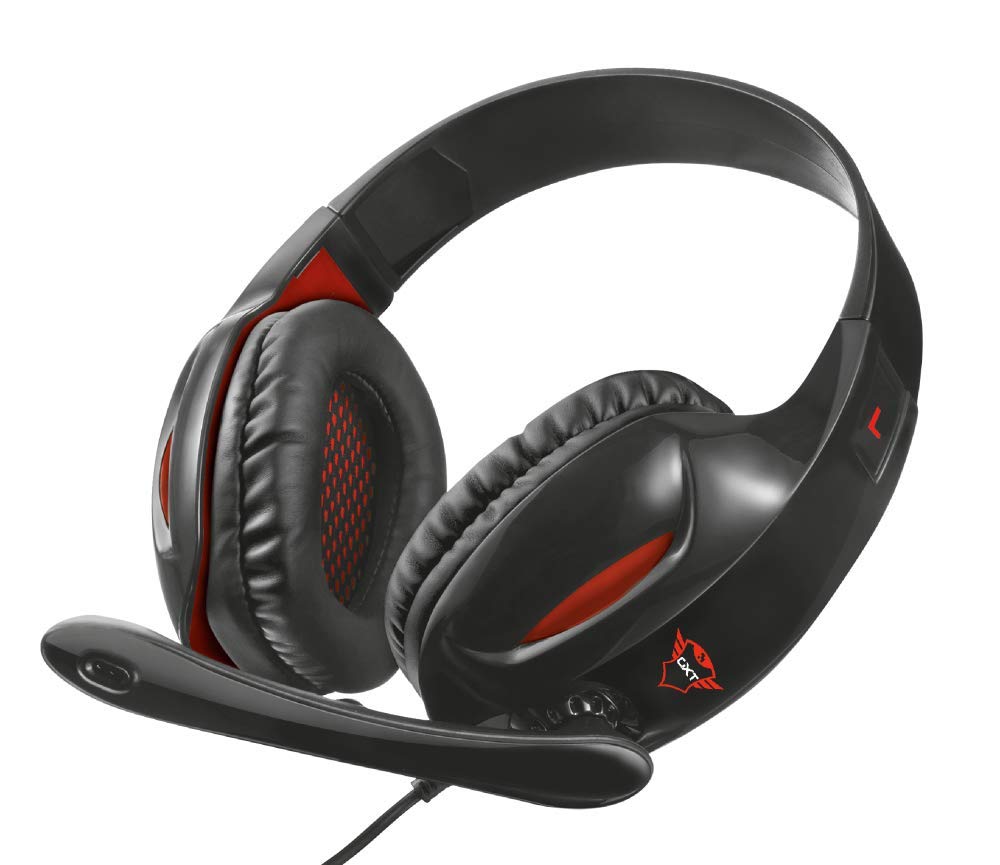 Trust Gaming XL Endurance GXT 330 - Casque de jeu avec coussinets d'oreille souples et larges et basses puissantes, conçu pour PC et consoles Trust Gaming XL Endurance GXT 330 - Casque de jeu avec coussinets d'oreille souples et larges et basses puissantes, conçu pour PC et consoles